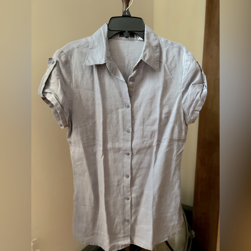 Jake’s linen button down shirt